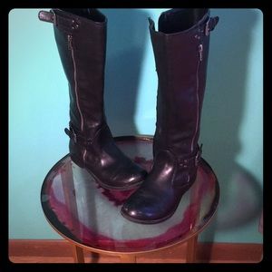 Black riding boots.  Report brand. Hanna 6.5